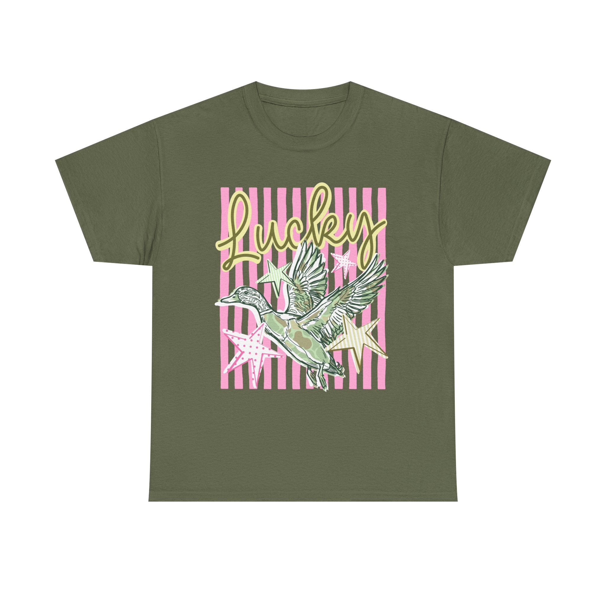 Lucky Dove T-Shirt — Retro Bird Graphic Tee