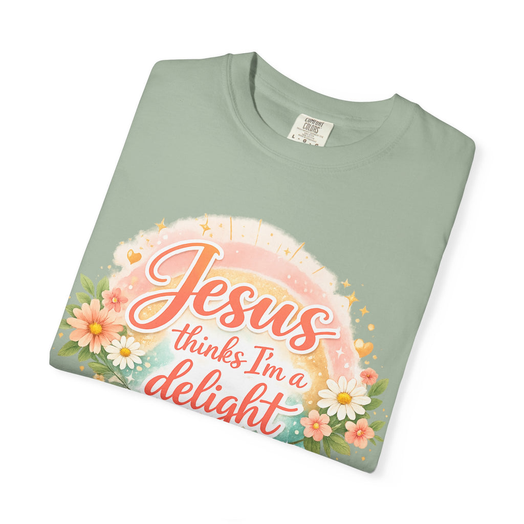 Jesus Thinks I’m a Delight Floral T-Shirt