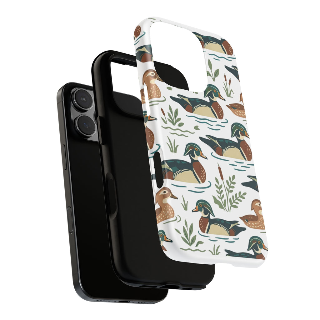 Duck Pattern Phone Case — Cute Woodland Waterfowl iPhone Case