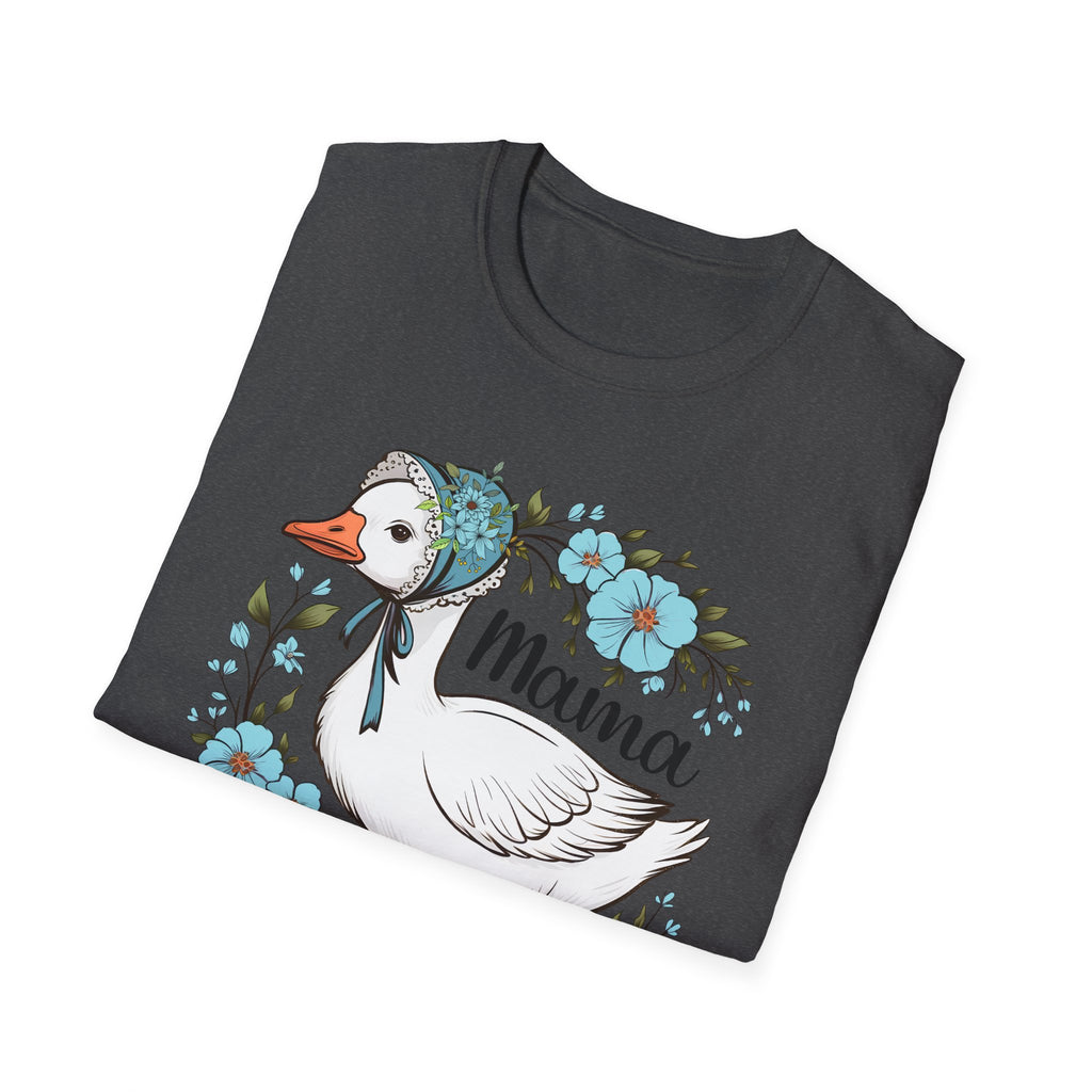 Mama Goose T-Shirt — Cute Floral Mother Goose Tee