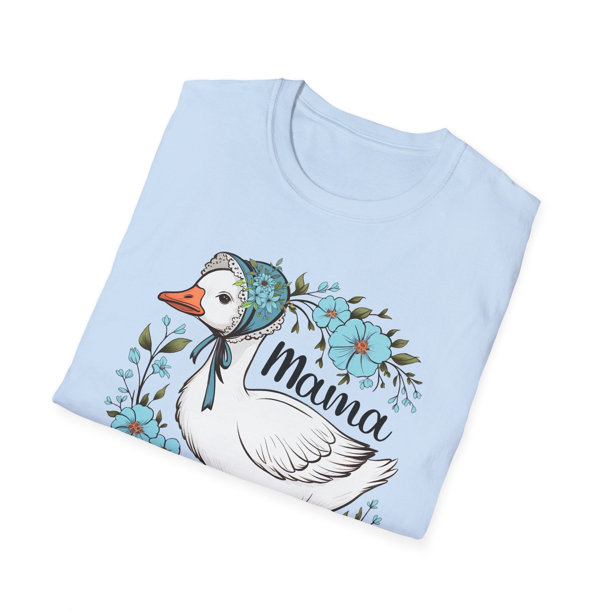 Mama Goose T-Shirt — Cute Floral Mother Goose Tee