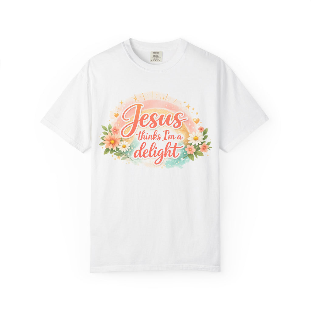Jesus Thinks I’m a Delight Floral T-Shirt