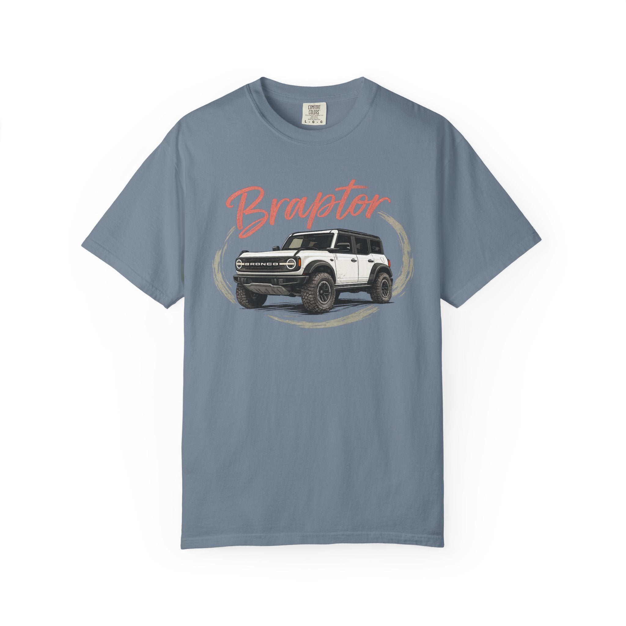 Bronco 'Braptor' Graphic T‑Shirt – Vintage Off‑Road SUV Tee