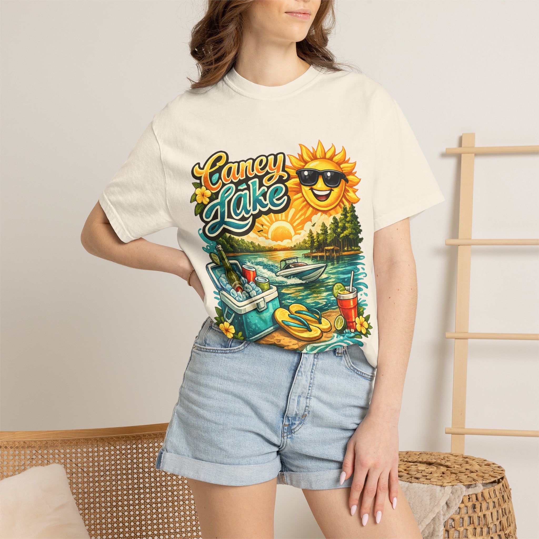 Caney Lake Summer Scene T-Shirt