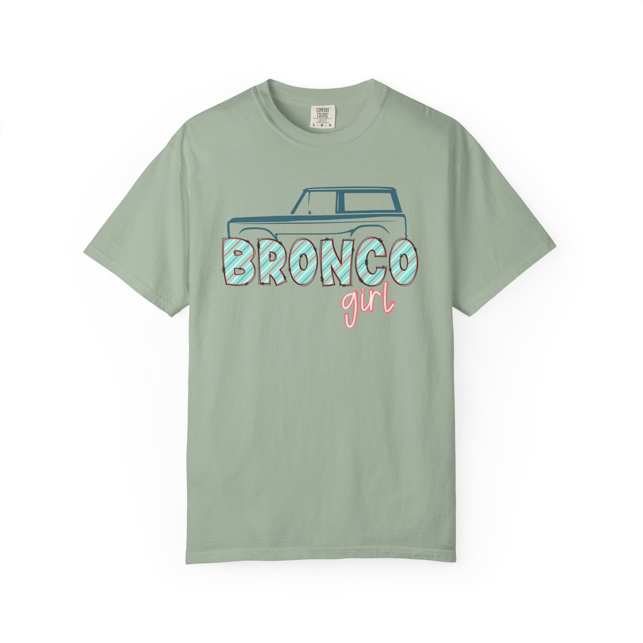 Bronco Girl T‑Shirt — Vintage SUV Graphic Tee for Women, 'Bronco Girl'