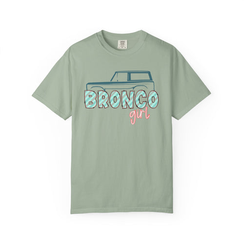 Bronco Girl T‑Shirt — Vintage SUV Graphic Tee for Women, 'Bronco Girl'