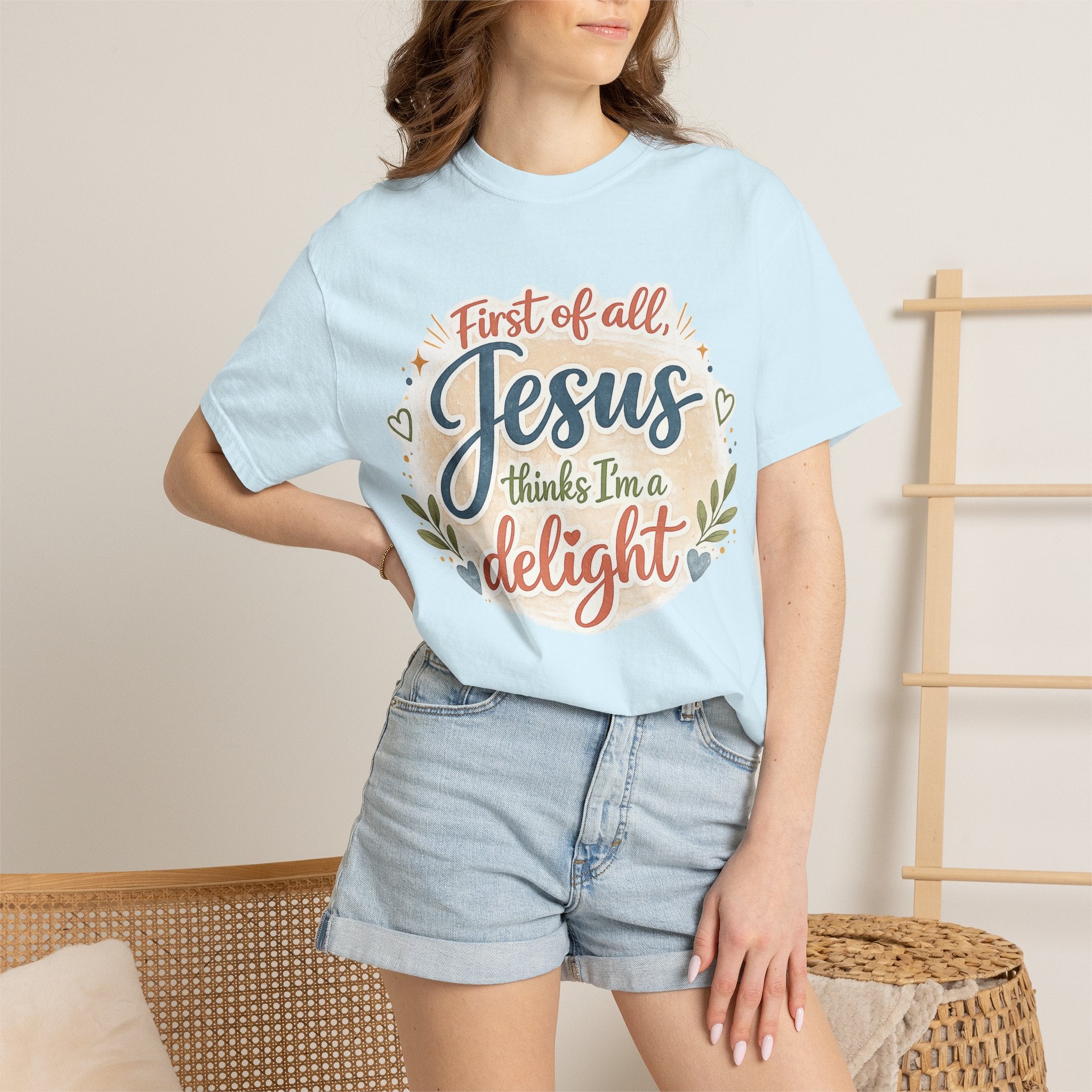 Jesus Thinks I’m a Delight T-Shirt — Christian Faith Graphic Tee