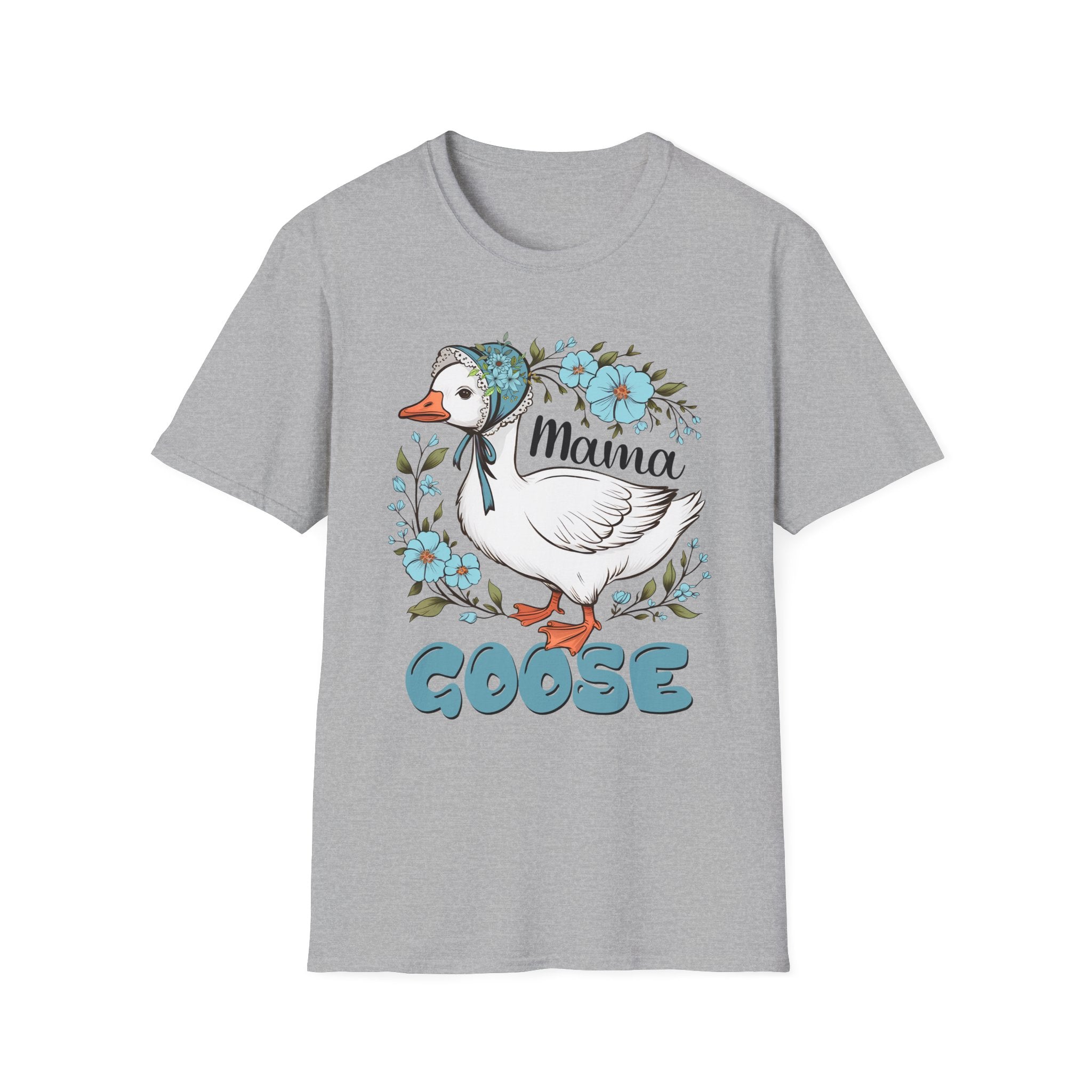 Mama Goose T-Shirt — Cute Floral Mother Goose Tee