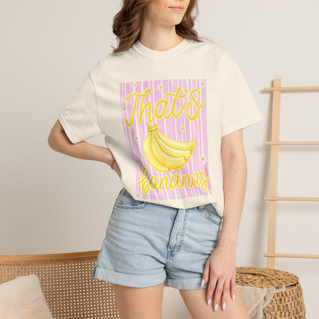 That’s Bananas T-Shirt — Retro Yellow Banana Graphic Tee